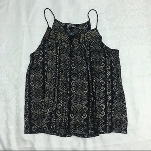 Ecoté printed pattern flowy tank top